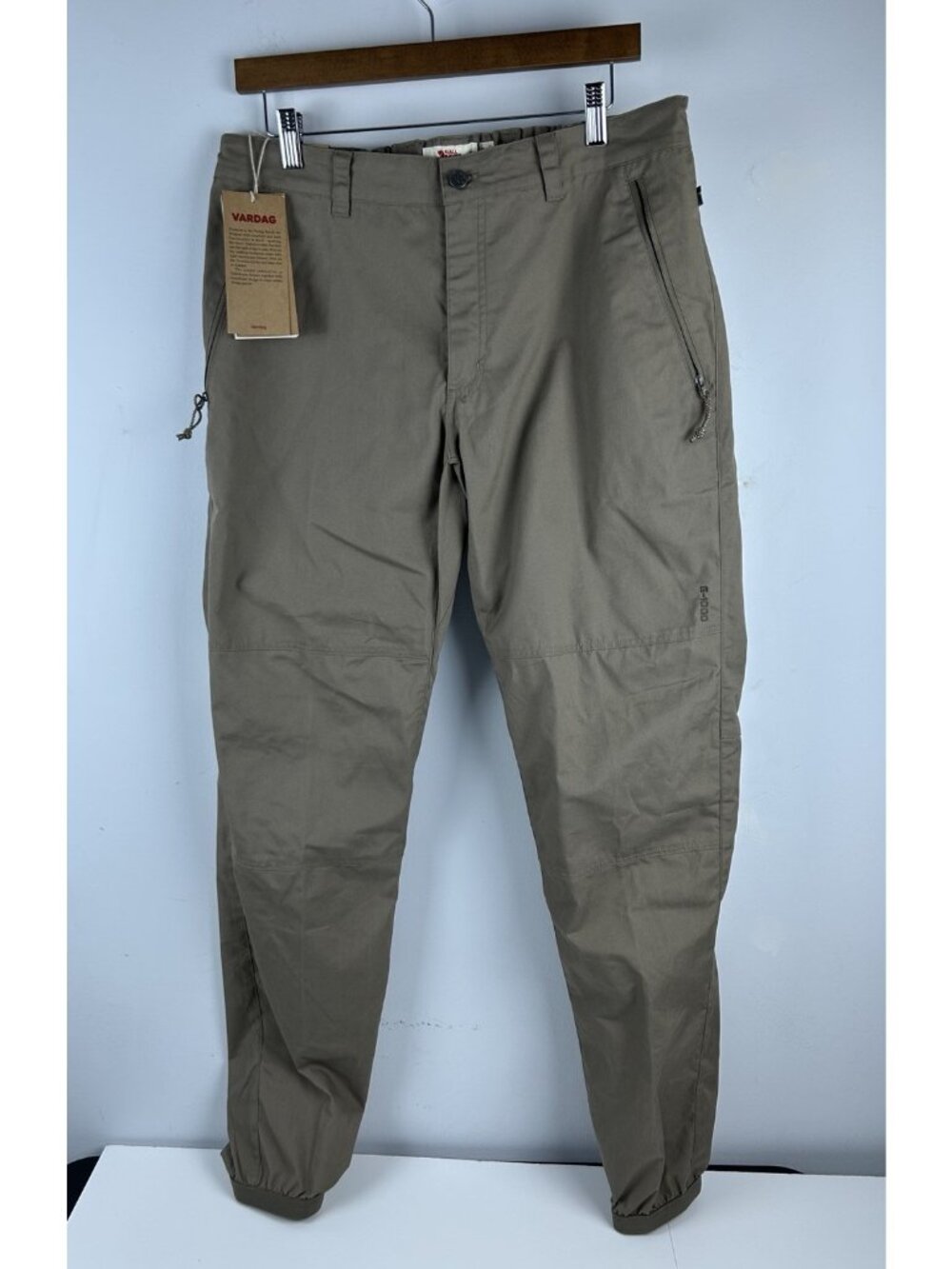 Fjallraven Men's Vardag Trouser 36" Suede Brown NEW 32 Inseam - Picture 1 of 12